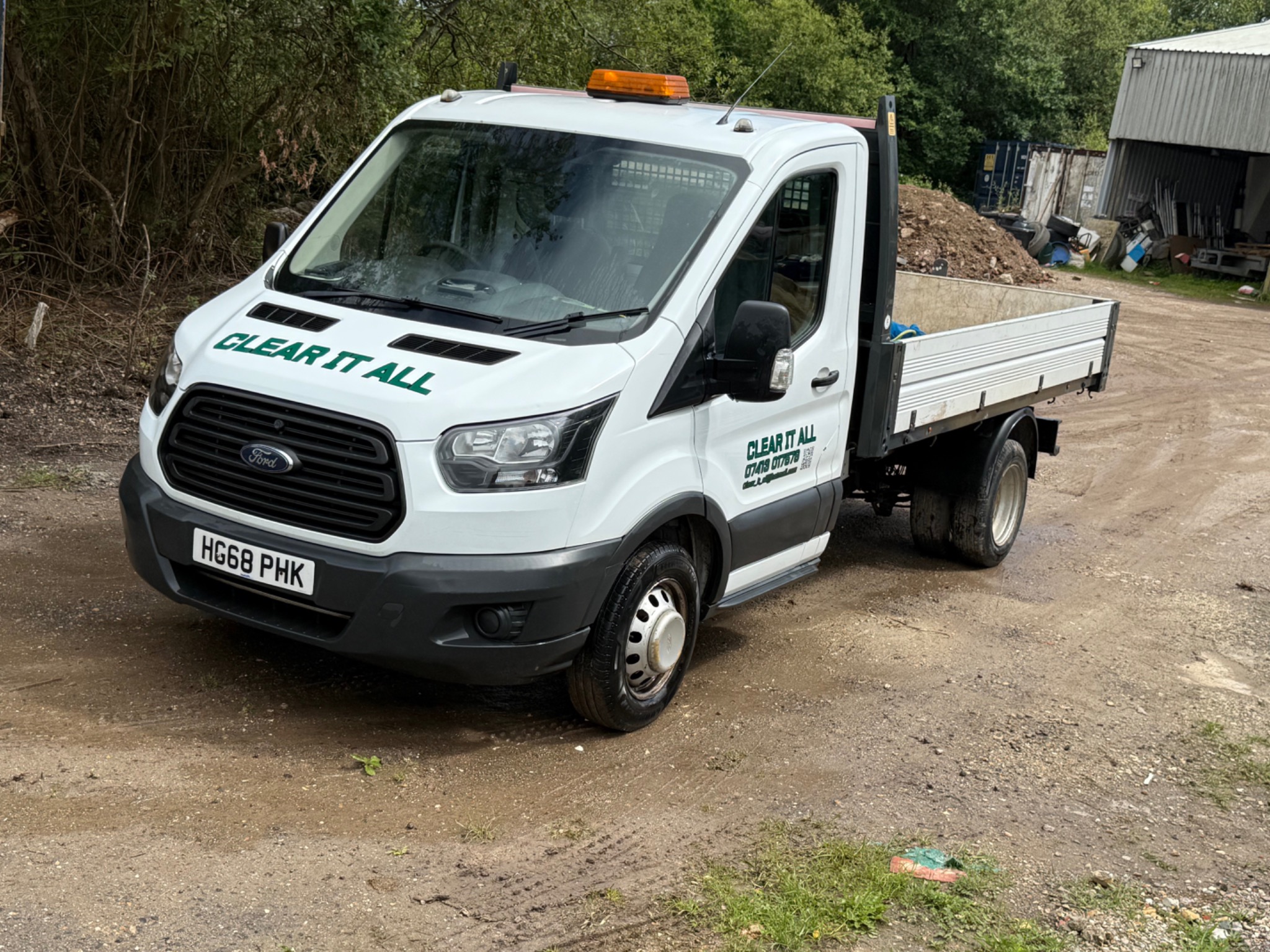CLEAR IT ALL branded truck
